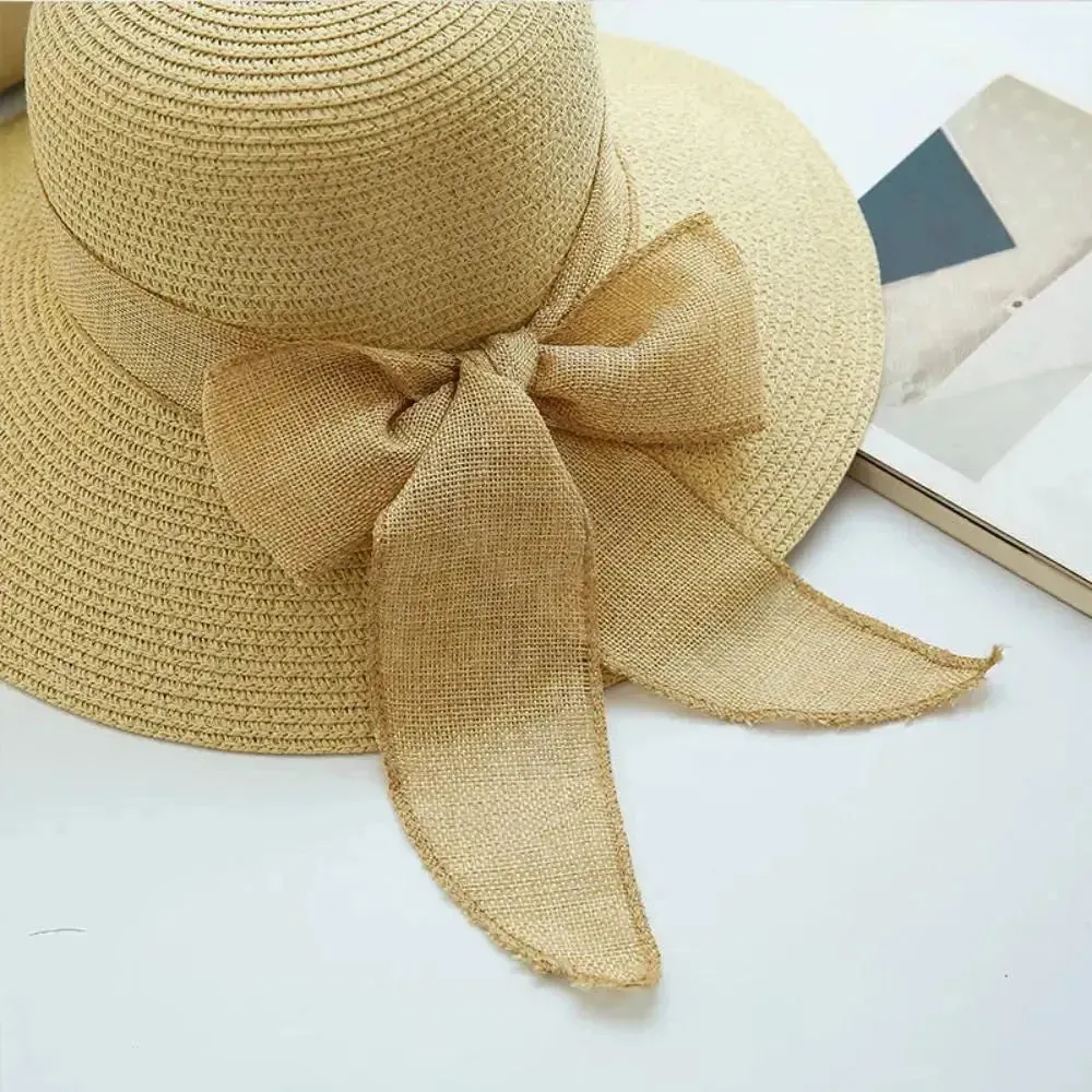 Alma SunHat - Frauen Modische Bogen Strand Sonnenhut