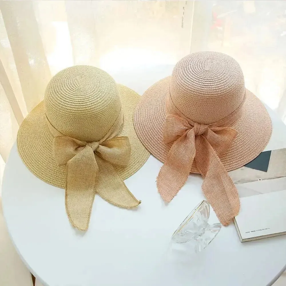Alma SunHat - Frauen Modische Bogen Strand Sonnenhut