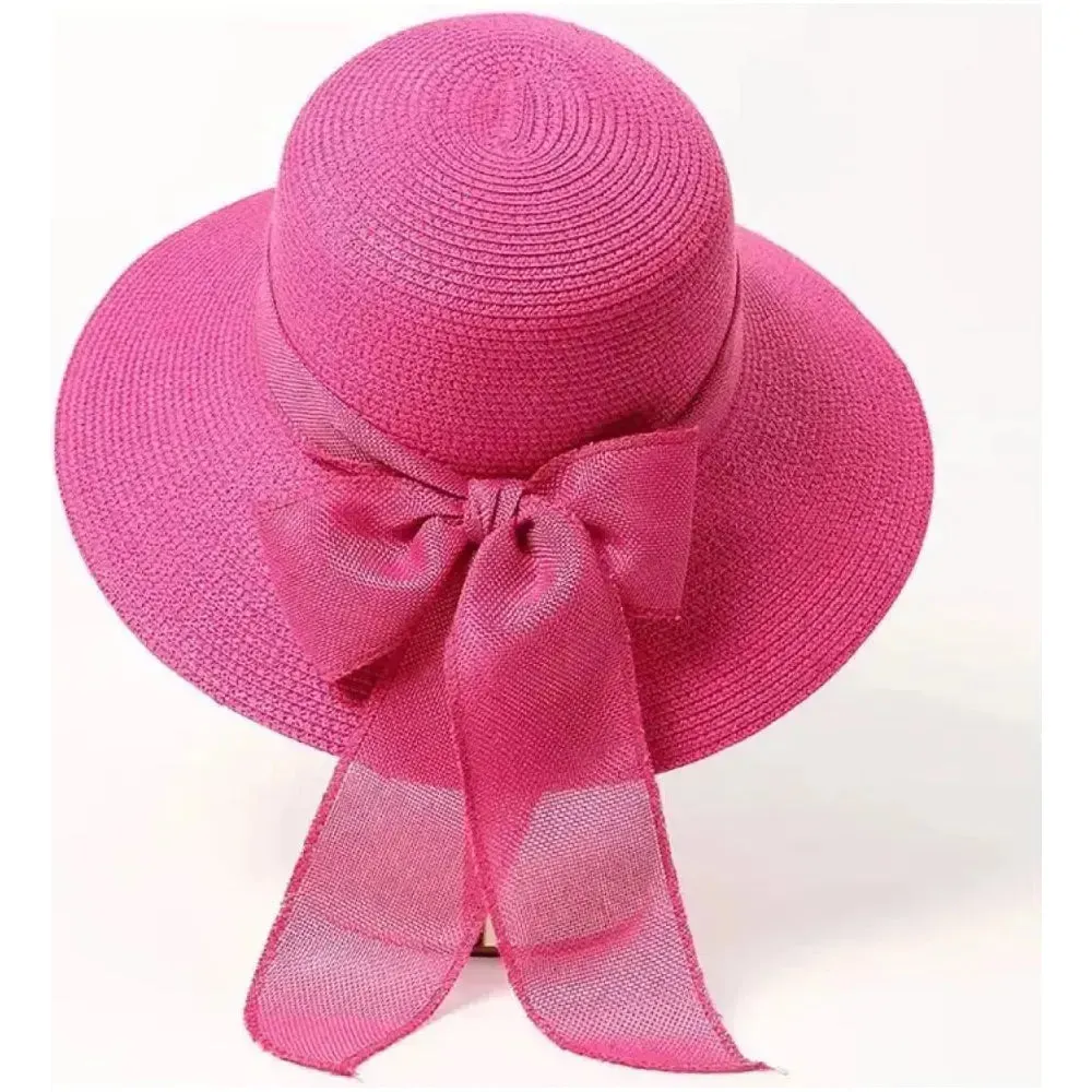 Alma SunHat - Frauen Modische Bogen Strand Sonnenhut