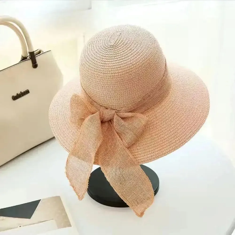 Alma SunHat - Frauen Modische Bogen Strand Sonnenhut