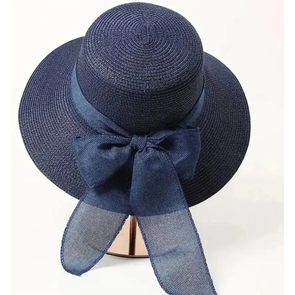 Alma SunHat - Frauen Modische Bogen Strand Sonnenhut