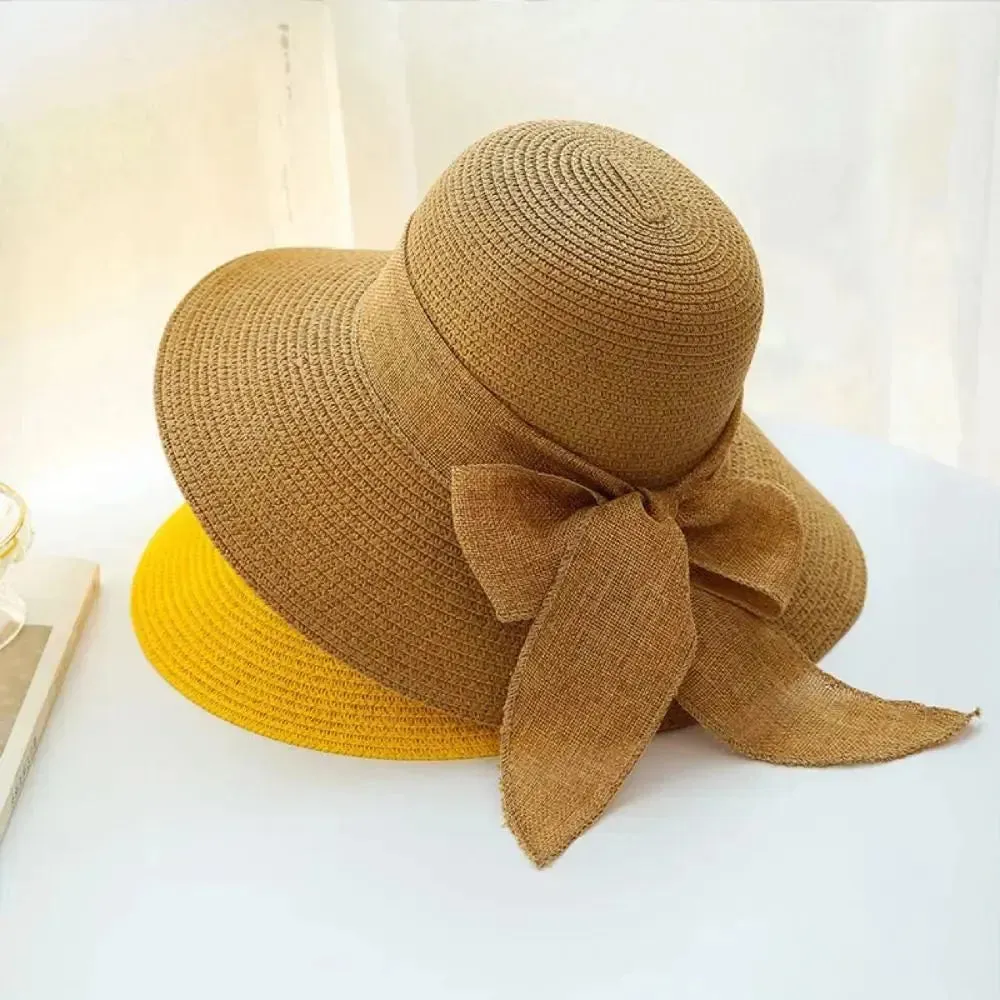 Alma SunHat - Frauen Modische Bogen Strand Sonnenhut