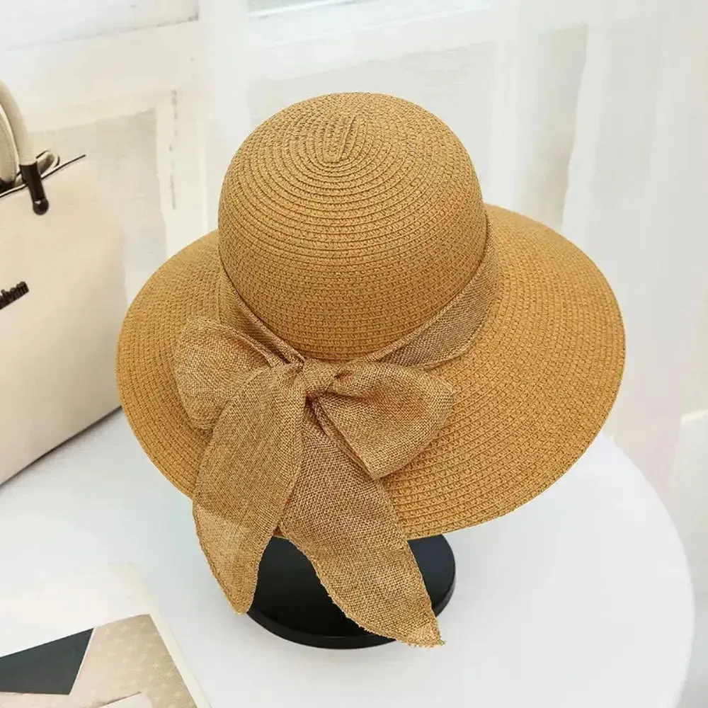 Alma SunHat - Frauen Modische Bogen Strand Sonnenhut