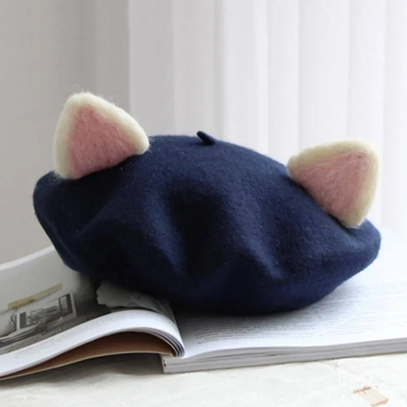 Cat Ears Beret