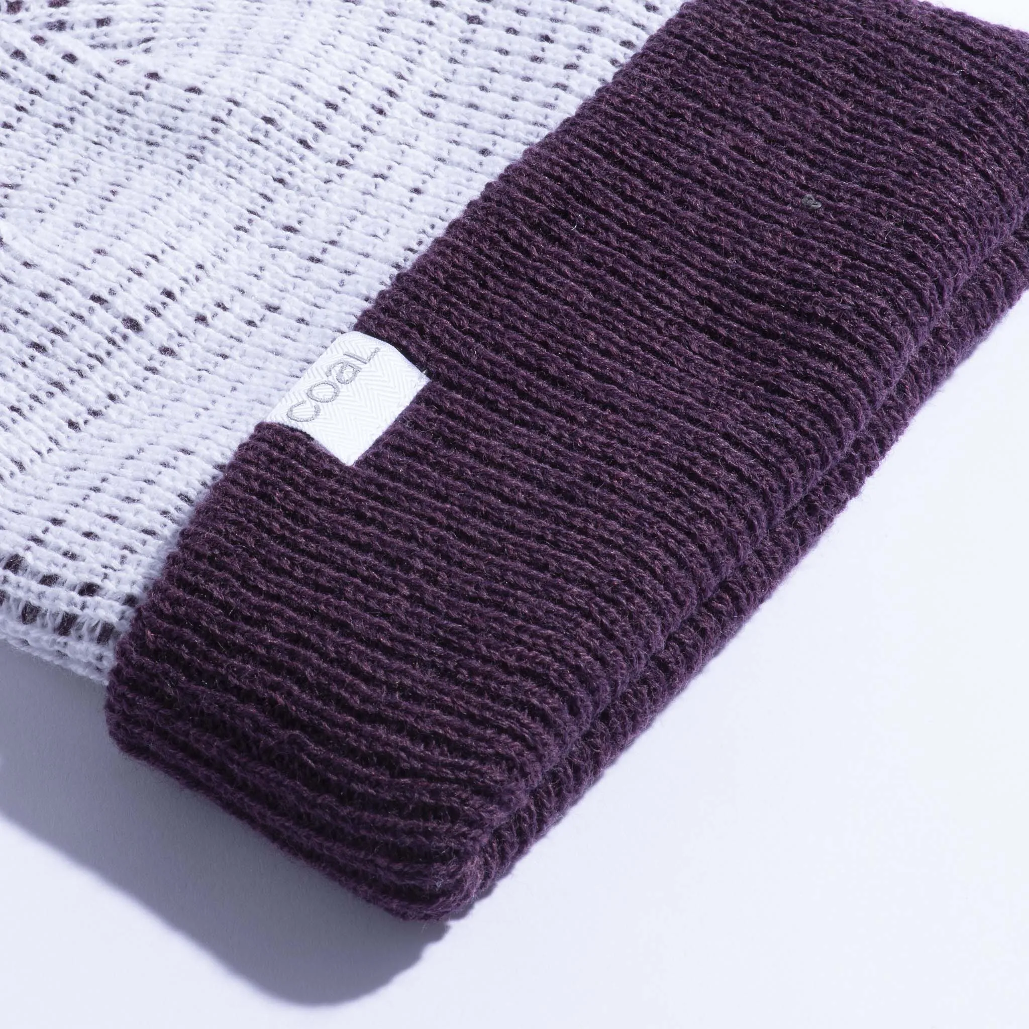 Coal Douglas Aubergine Beanie - Aubergine