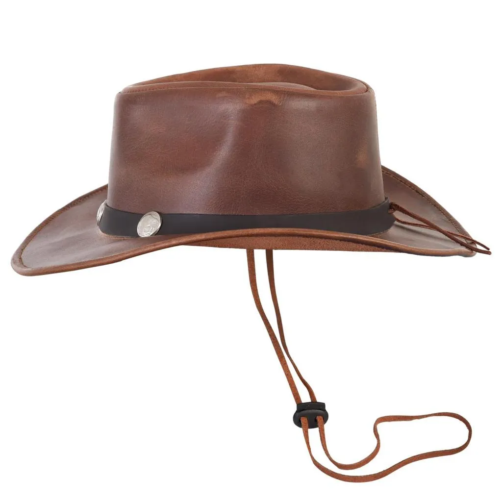 Cyclone Cowboy Hat 100% Genuine Leather Fancy Unisex Hat Western Style