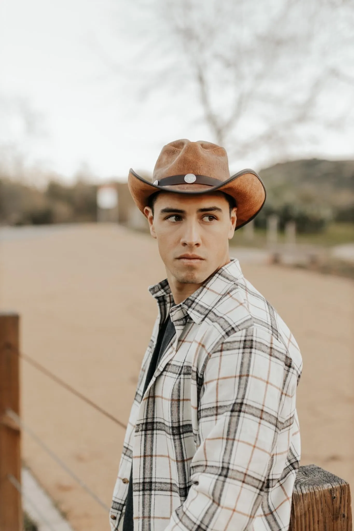 Cyclone Cowboy Hat 100% Genuine Leather Fancy Unisex Hat Western Style