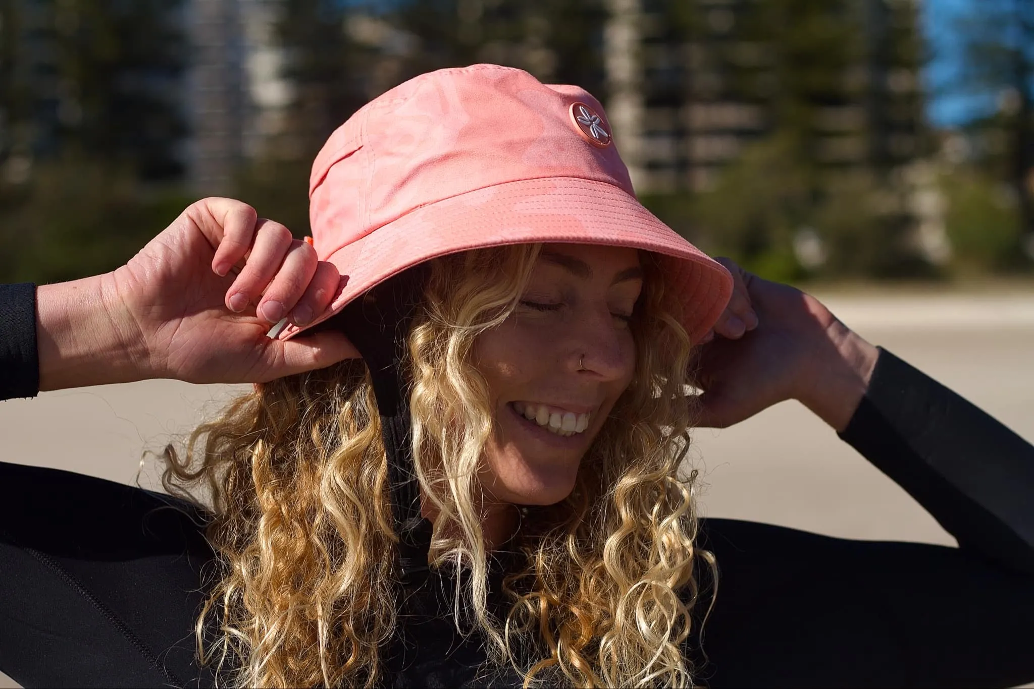 Florals and Corals - Ocean Hat