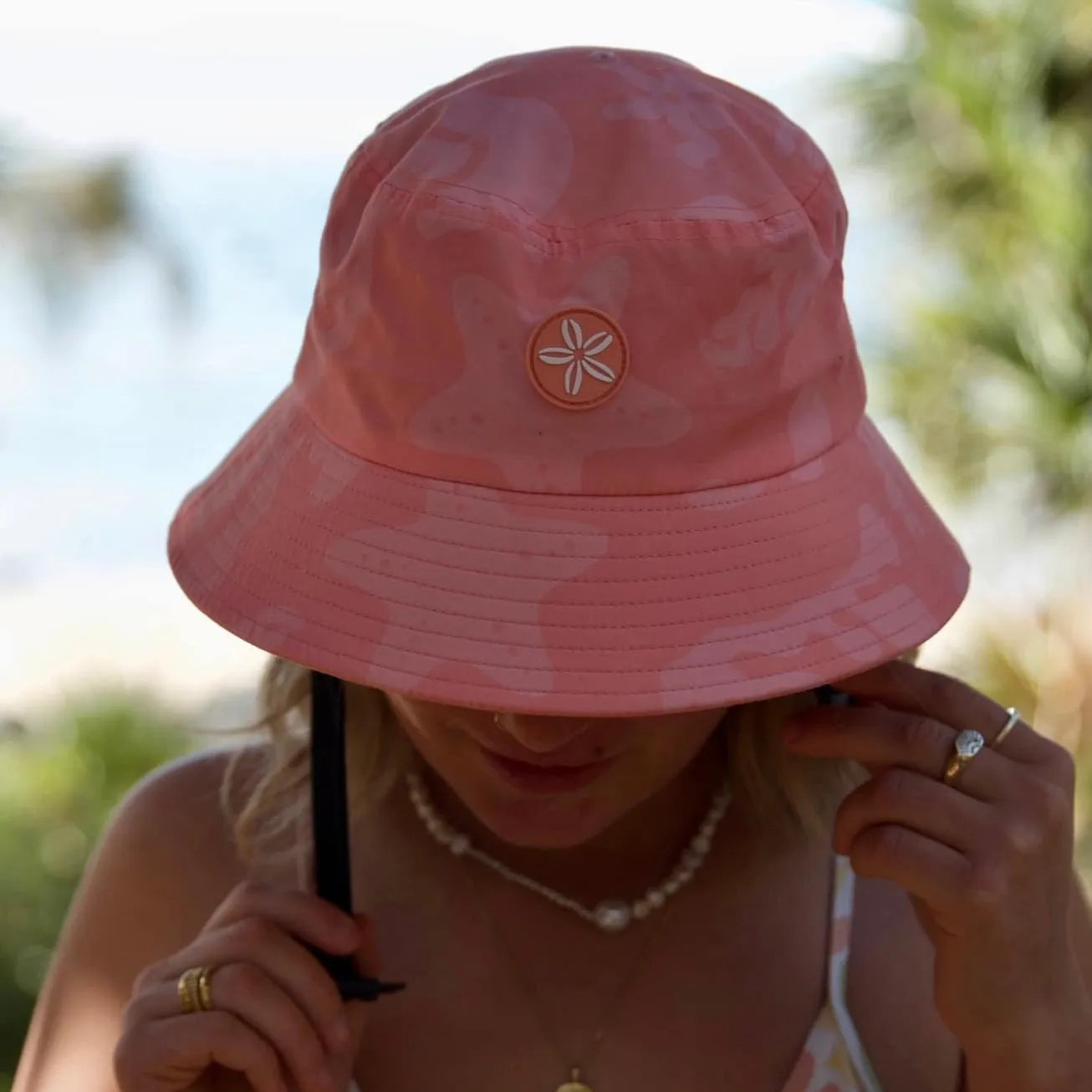 Florals and Corals - Ocean Hat