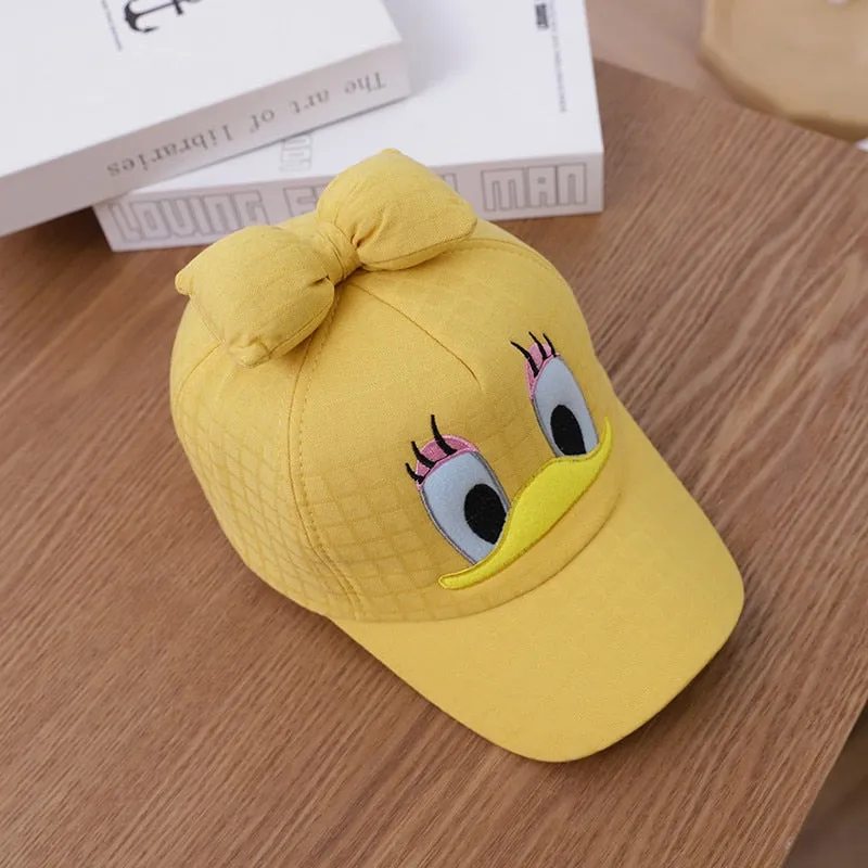 Girls Ducky Bow Baseball Cap - ONLY 1 LEFT !!!