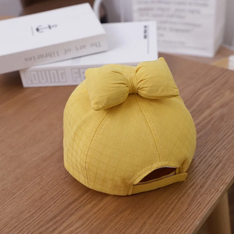 Girls Ducky Bow Baseball Cap - ONLY 1 LEFT !!!