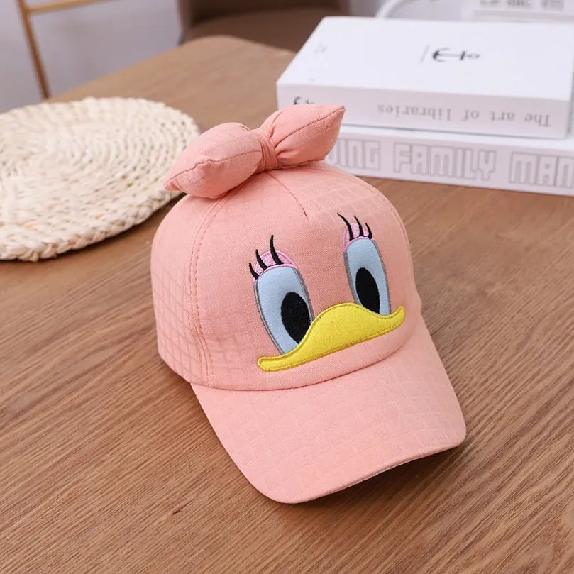 Girls Ducky Bow Baseball Cap - ONLY 1 LEFT !!!