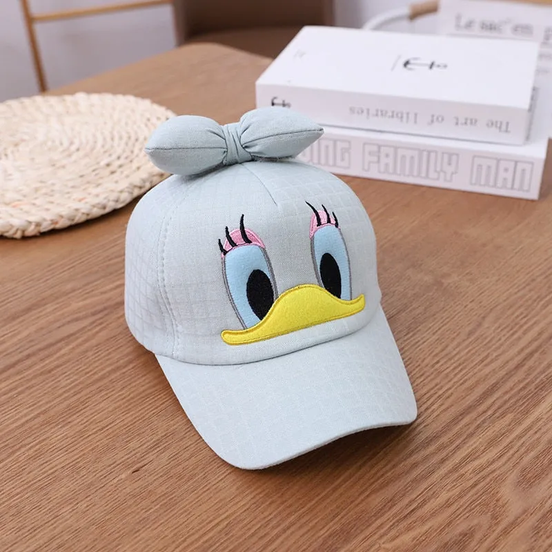 Girls Ducky Bow Baseball Cap - ONLY 1 LEFT !!!