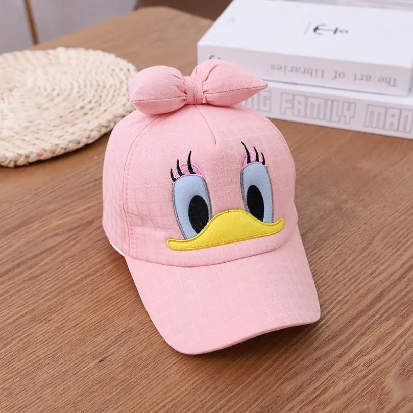 Girls Ducky Bow Baseball Cap - ONLY 1 LEFT !!!