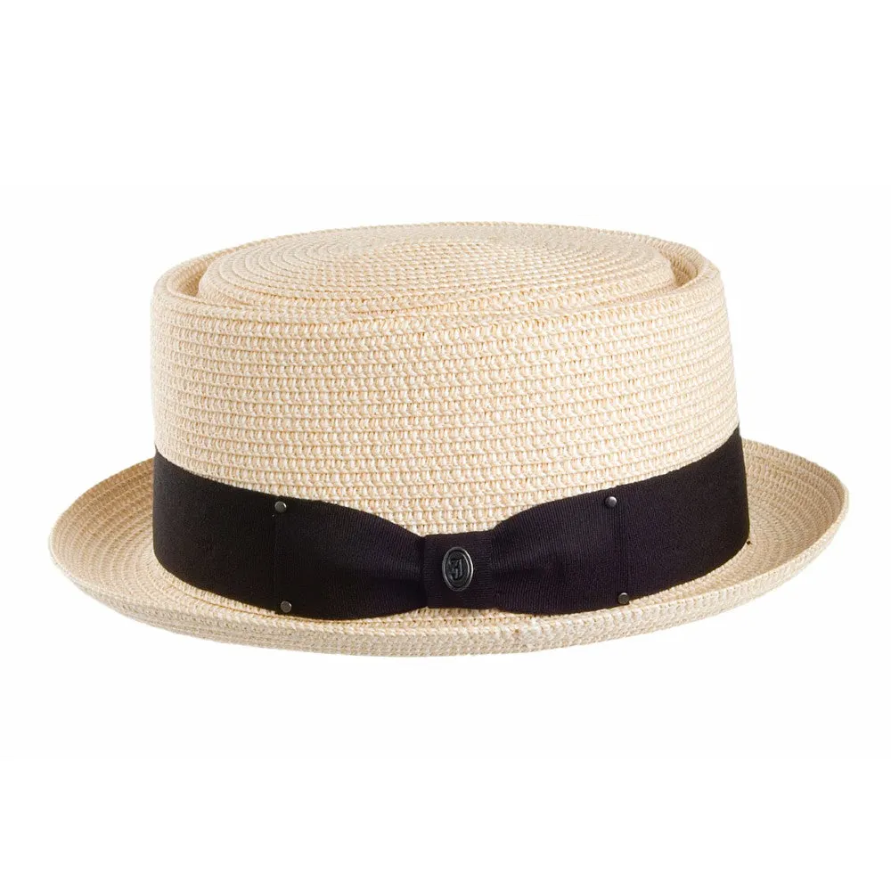 Toyo Braided Pork Pie Hat Natural Wholesale Pack