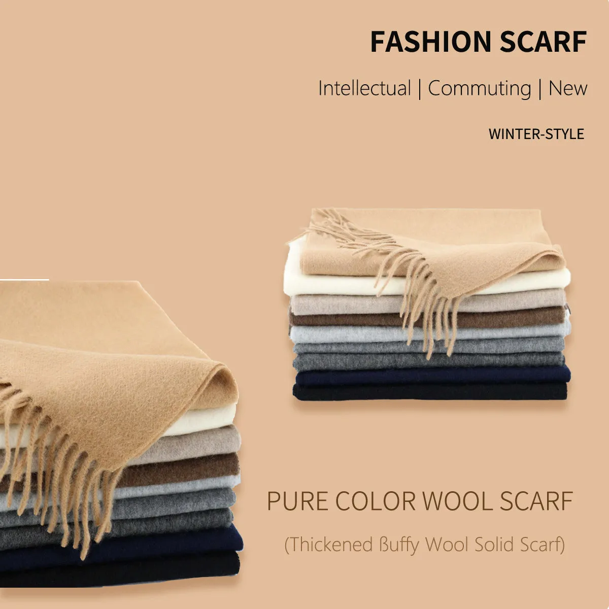 Women’s 100% Pure Wool Scarf
